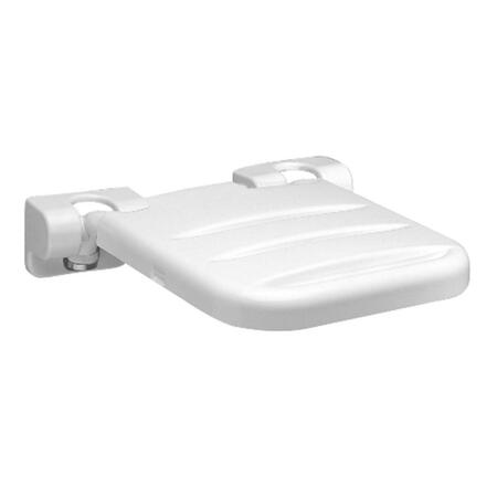 PONTE GIULIO Folding Shower Seat With Abs Base- White G22JDS42W1